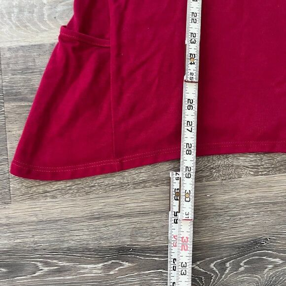 NWT JOHNNY WAS calme knit racerback tunic tank in pink berry size Small - Picture 4 of 9